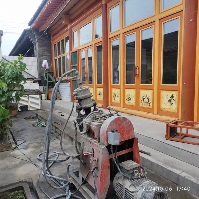 莒县房屋地基沉降注浆加固施工